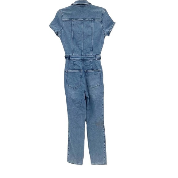 Good American Fit For Success Jumpsuit One Piece Denim Blue Size S/1 NWT - Picture 7 of 10